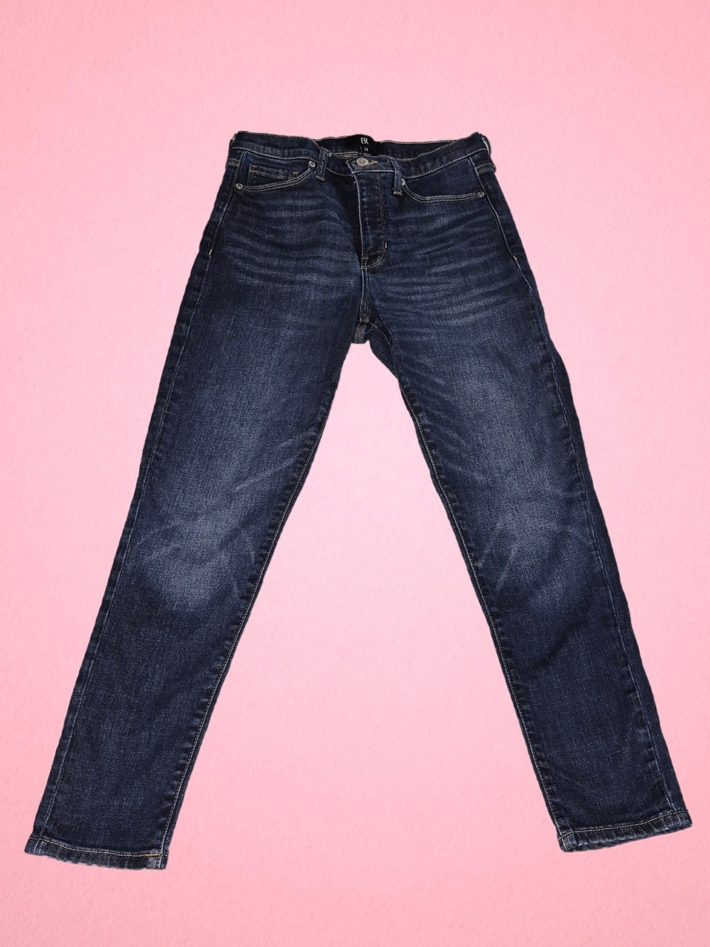 Banana Republic Dark Blue Cropped Ankle Jeans